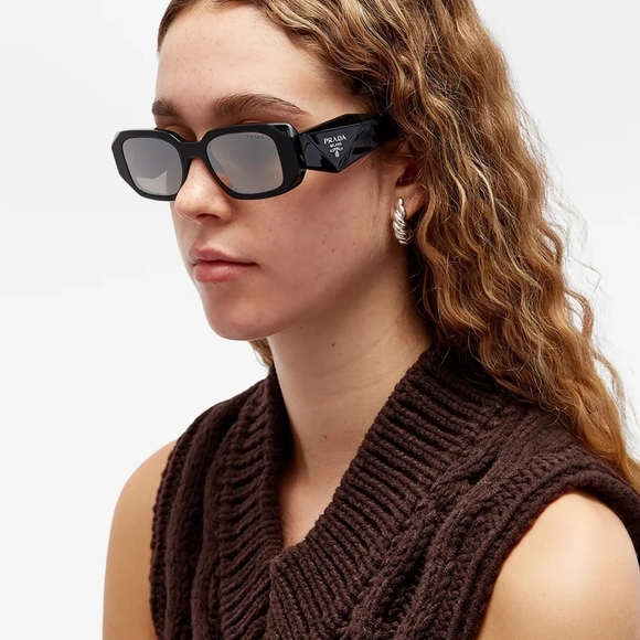 Prada Accessories - Authentic New Prada PR17WS Rectangle Sunglasses
